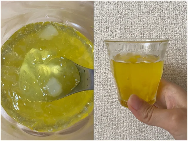 無印良品の蒟蒻（こんにゃく）ドリンク ナタデココ＆甘夏飲んでみた