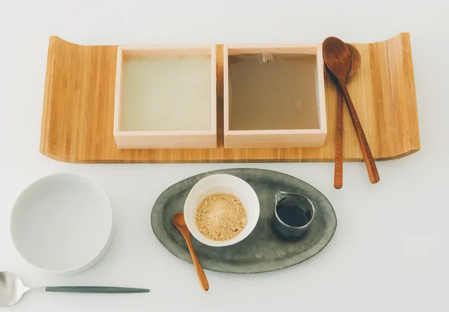 京都府のおすすめお取り寄せグルメ「笹屋昌園」のわらび餅、完成イメージ