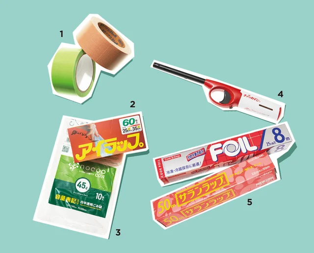 アイラップ（25㎝×35㎝〈60枚〉）￥128（価格は編集部調べ）／岩谷マテリアル　など