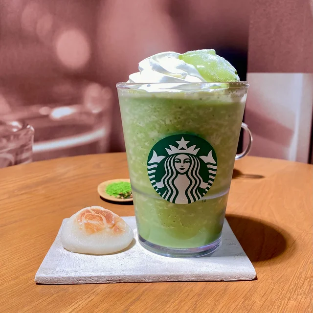 スタバ新作「抹茶玄米茶 もち フラペチーノ」