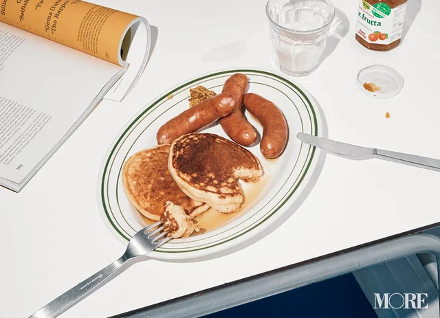 『マリールゥ』のパンケーキミックスと『メツゲライクスダ』のソーセージ