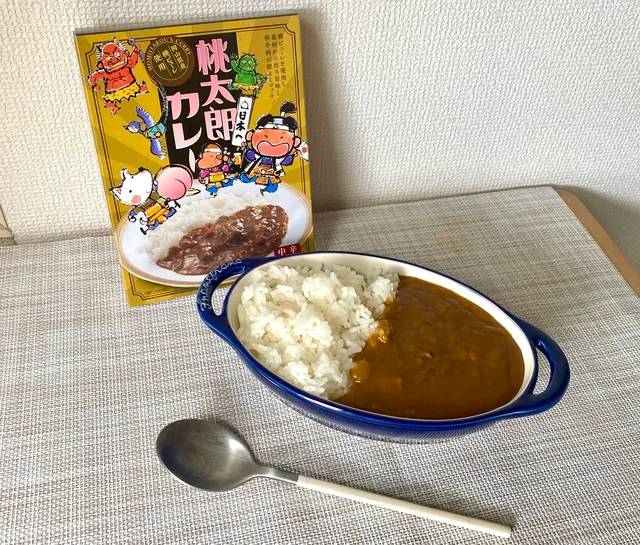 『とっとり・おかやま新橋館』おすすめ品２「桃太郎カレー」