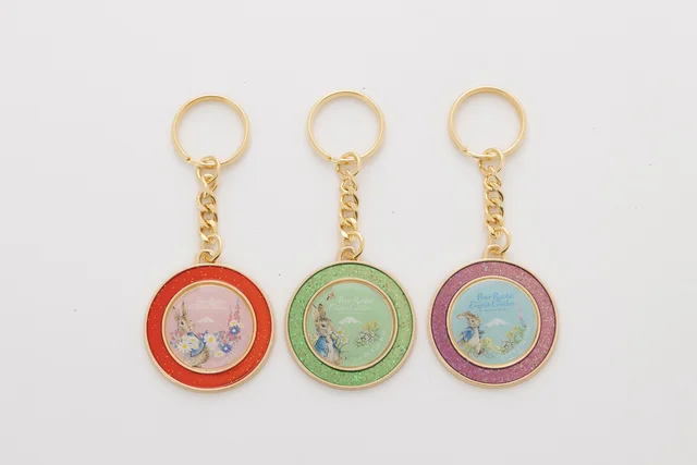 ピーターラビットのリング型キーホルダー