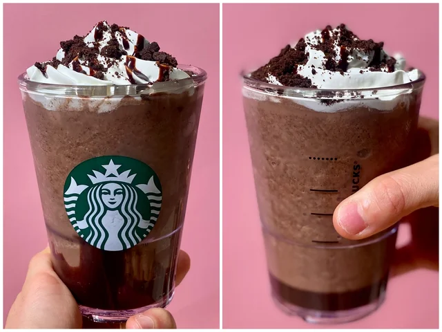 スタバ新作「フォンダン ショコラ フラペチーノ(R」トッピング部分