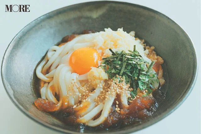 岡山県のおすすめお取り寄せグルメ「ふるいち」のぶっかけうどん、完成イメージ