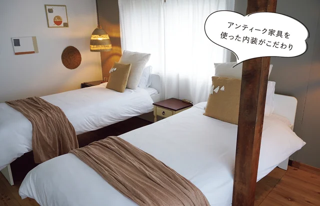 カフェ宿『島ぐらしカフェchigoohagoo』内装