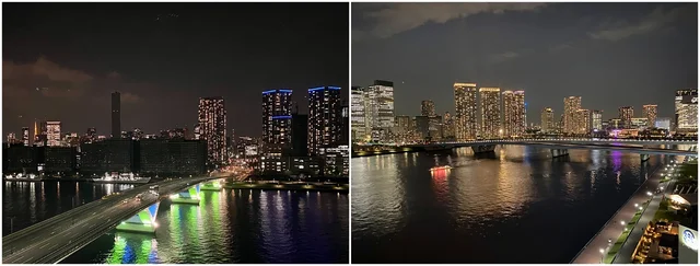 バルコニーからの夜景