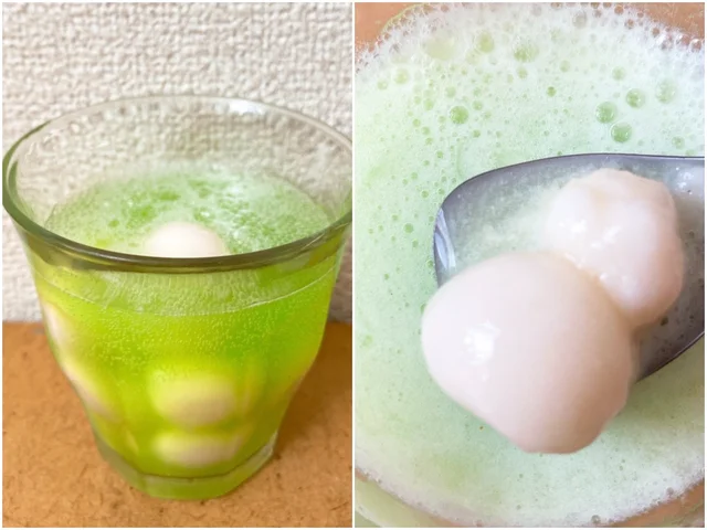 サントリー『ほろよい〈クリームソーダサワー〉』アイスの実アレンジ