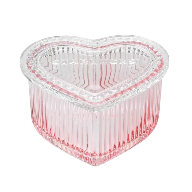 スタバ新作グッズ「バレンタイン2023ガラスキャニスターハート」