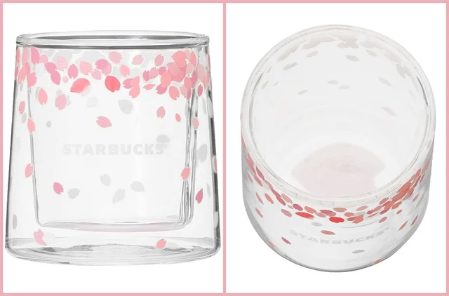 スタバ新作2022さくらグッズ「SAKURA2022耐熱グラスペタル237ml」