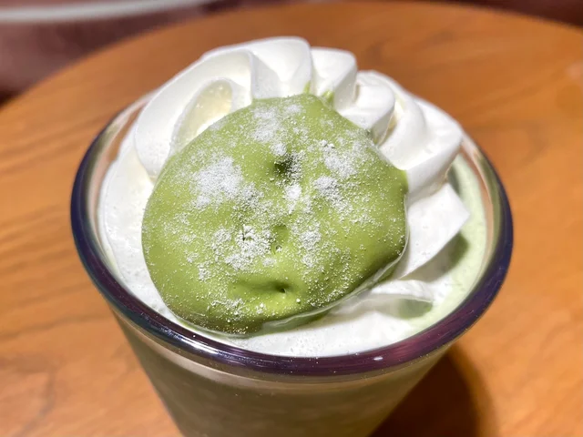 スタバ「抹茶玄米茶 もち フラペチーノ」トッピング