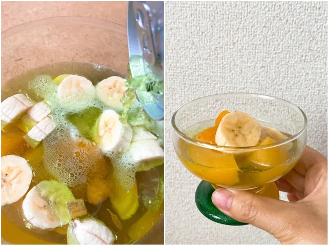 サントリー『ほろよい〈クリームソーダサワー〉』フルーツポンチアレンジ