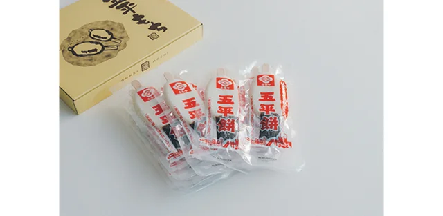 岐阜県のおすすめお取り寄せグルメ「五平餅本舗 ふるや」の五平餅、パッケージ