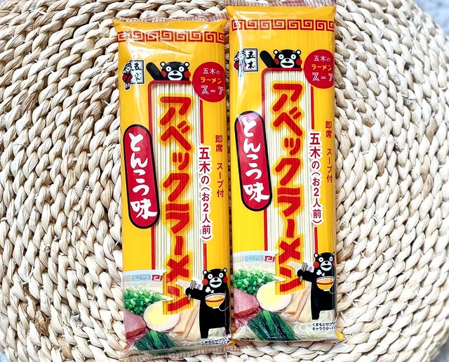 『熊本銀座館』おすすめ品「アベックラーメン」パッケージ