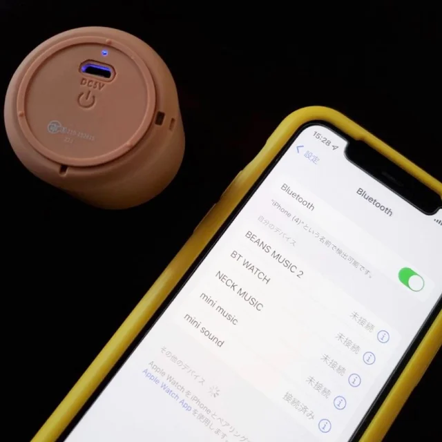 3COINS（スリーコインズ・スリコ）のミニワイヤレススピーカーの使い方