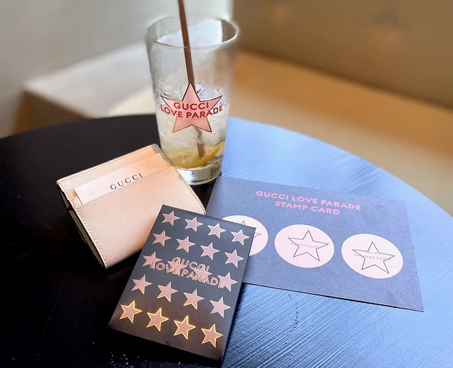 グッチの最新イベント『GUCCI LOVE PARADE TOKYO』。カフェテーブルの様子