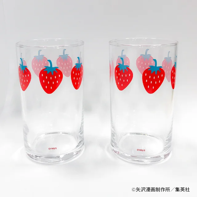 矢沢あい展のイチゴのペアグラス