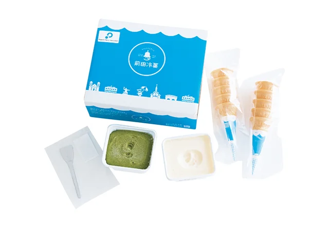 長崎県のおすすめお取り寄せグルメ「前田冷菓」のちりんちりんアイス、パッケージ