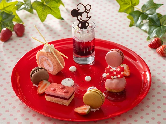 ミニーのラブリーデザートプレート