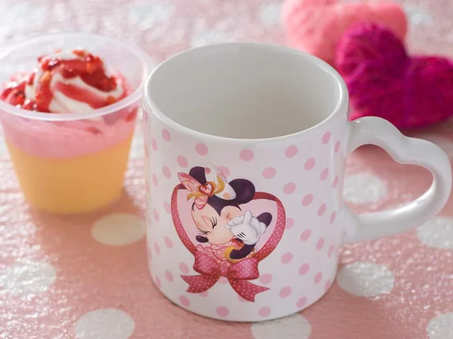 ディズニーランド、ストロベリー･チーズクリーム＆プリン、スーベニアカップ付き