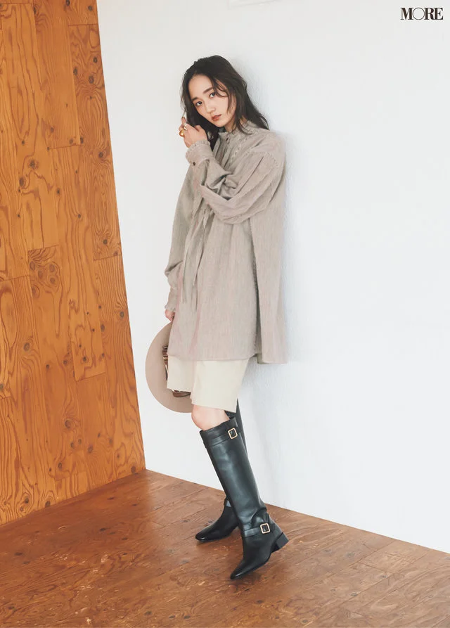 【2023最新】ロングブーツ×パンツコーデ