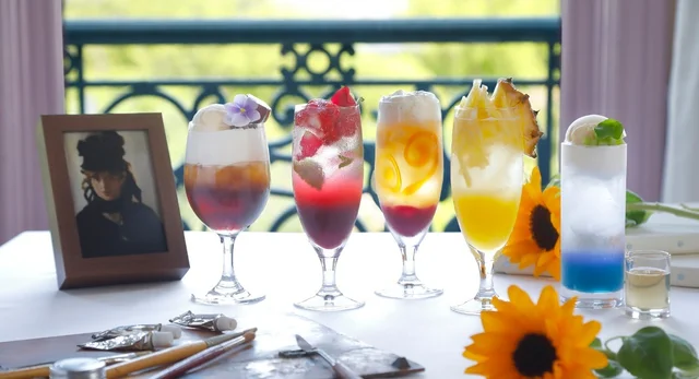 長楽館絵画ドリンクフェアのキービジュアル