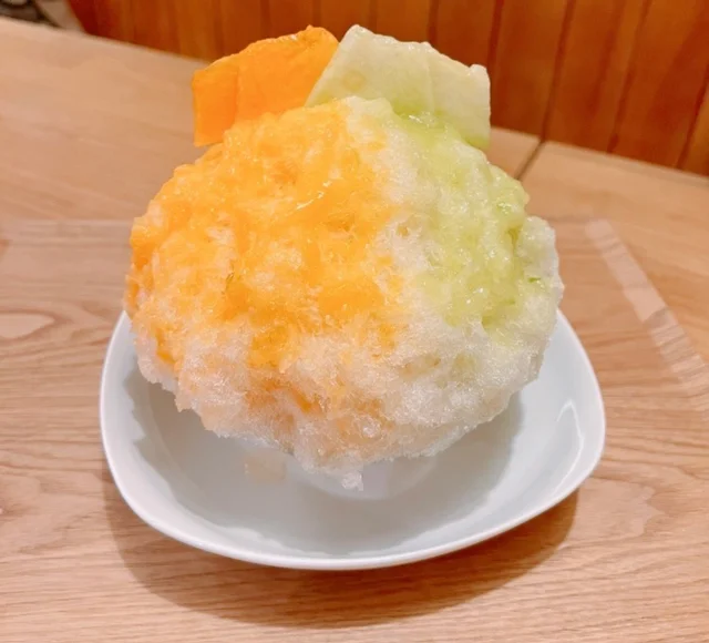メロンかき氷