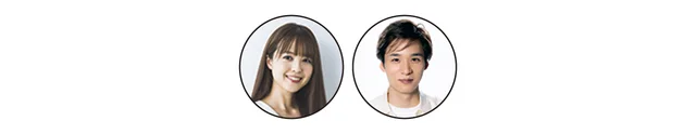 ヘア&メイクアップアーティスト野口由佳さん、加勢翼さん