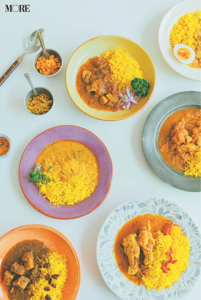 岡山県のおすすめお取り寄せグルメ「全感覚スパイス」のスパイスカレーセット、完成イメージ