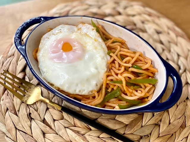 『熊本銀座館』おすすめ品「マルセイのナポリタン」完成イメージ