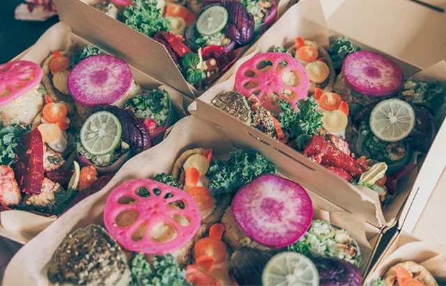 『SUNPEDAL』のヴィーガンフードお弁当