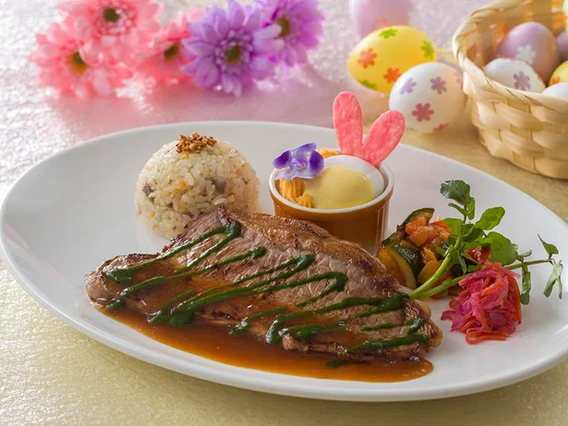 ディズニーランド2022イースターおすすめグルメ「ステーキプレート」