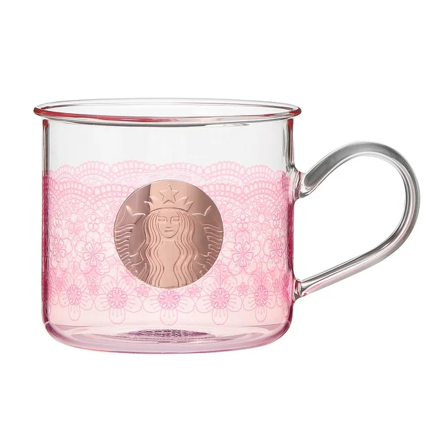 スタバSAKURA新作グッズ「SAKURA2022耐熱グラスマグメダル414ml」