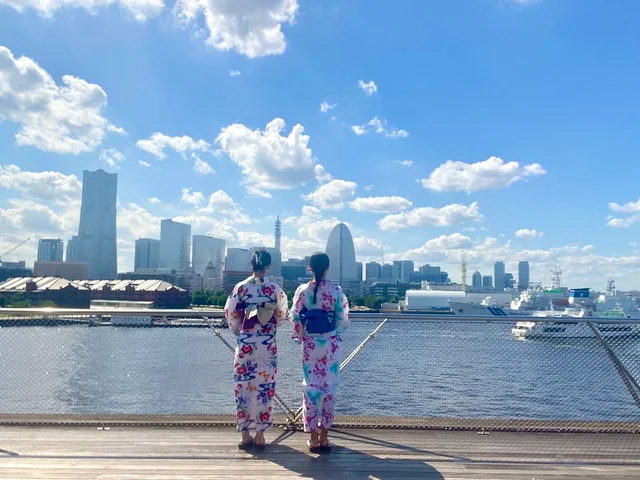 「浴衣でアフタヌーンティー 2022」、浴衣で横浜観光！ 「横浜港 大さん橋 国際客船ターミナル」は定番&おすすめスポット