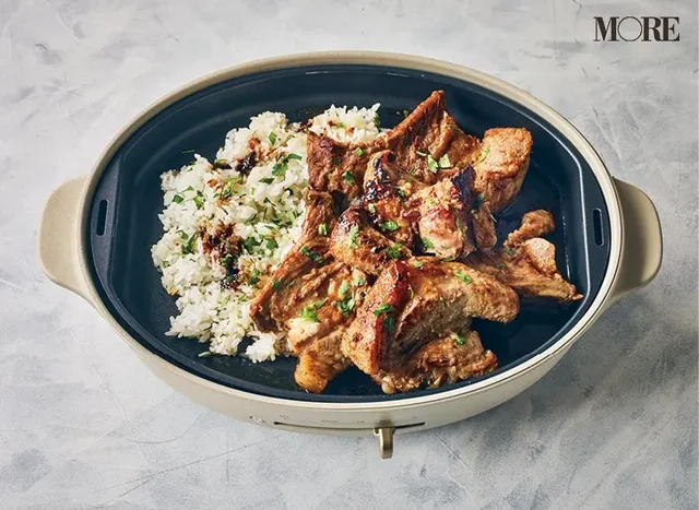 【ホットプレートレシピ】パワー系スペアリブご飯