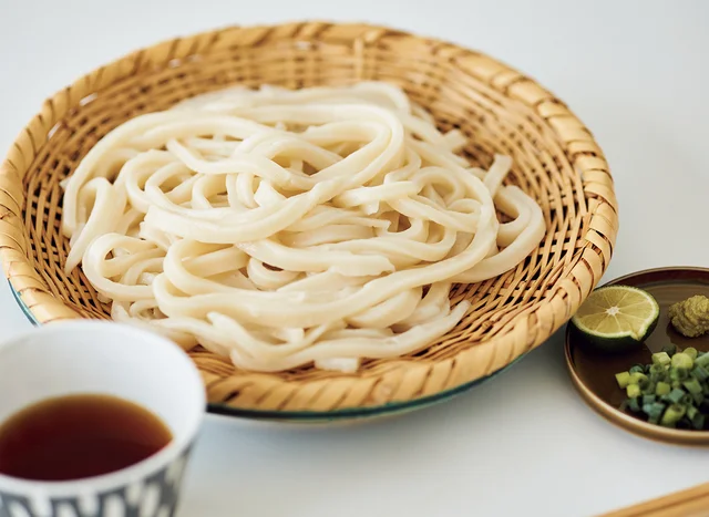 香川県のおすすめお取り寄せグルメ『中野うどん学校 琴平校』の讃岐巻物うどん、完成イメージ