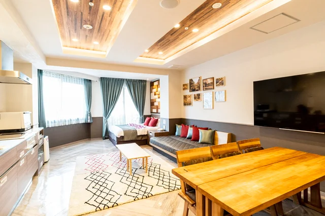 ホテルパセラリビングの内観