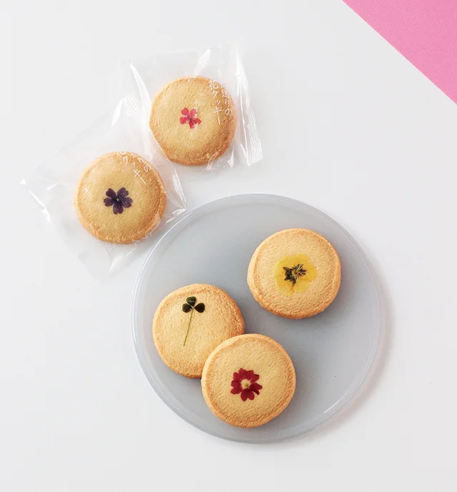 【新潟】『菓心亭かまだ』の公園通りの花クッキー