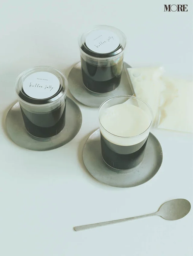 岡山県のおすすめお取り寄せグルメ「Konishi Koffee」のコーヒーゼリー、完成イメージ