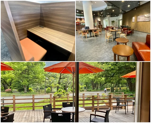 「タリーズコーヒー 日比谷公園店」店内の様子