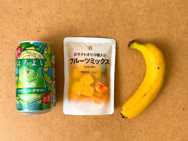 サントリー『ほろよい〈クリームソーダサワー〉』フルーツポンチアレンジ