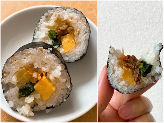 無印良品の冷凍食品人気No.1キンパでお弁当を作る