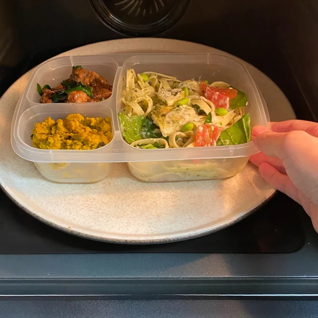 3COINS（スリーコインズ・スリコ）の仕切り付きランチボックス使ってみた！