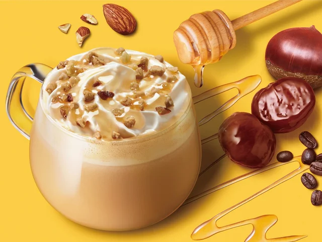 スタバ2022年秋新作中部限定の「ハニー マロン ラテ」