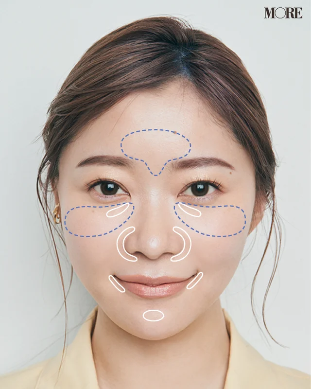 コントロールカラーののせ方