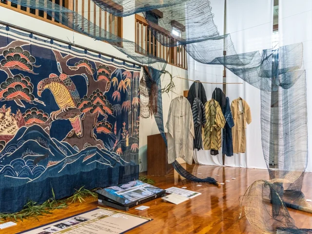 やんばるアートフェスティバルおすすめ作品：石垣昭子さんの芭蕉布