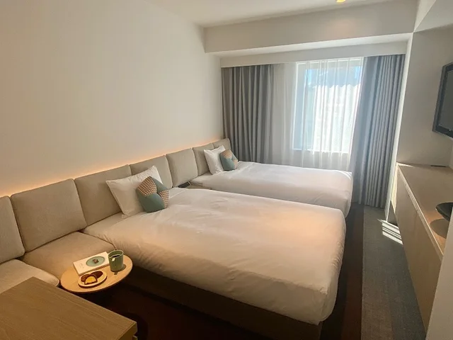 「OMO3東京赤坂 by 星野リゾート」ツインルーム。