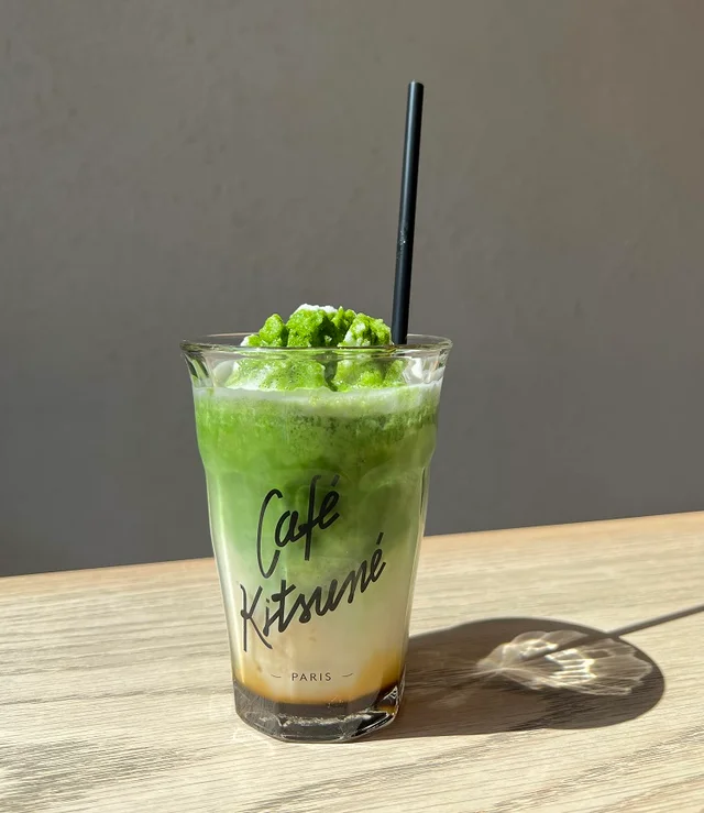 『カフェ キツネ』フローズン抹茶