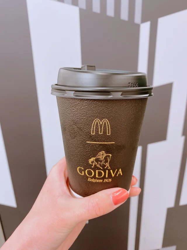 マック ゴディバホットチョコレート