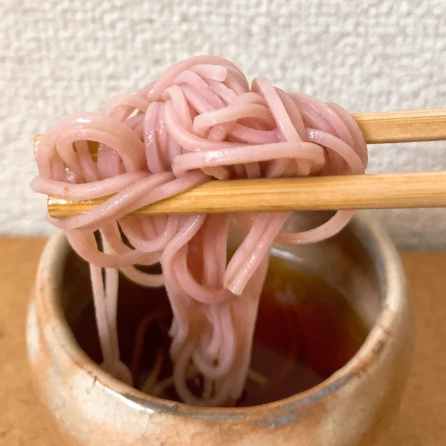 いちごそばの味